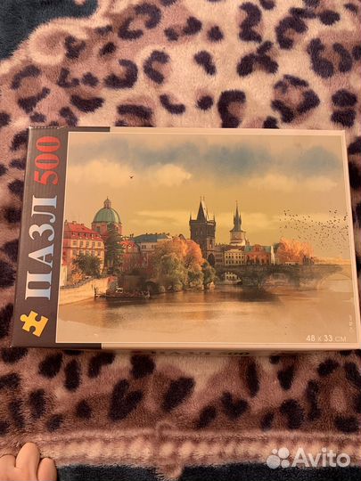 Пазлы 3шт, 1000 деталей 2 шт и 500 деталей