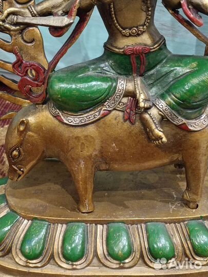 Будда старинный бронза,29см