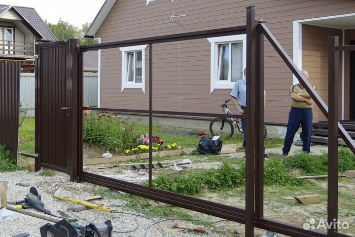 Каркас откатных ворот