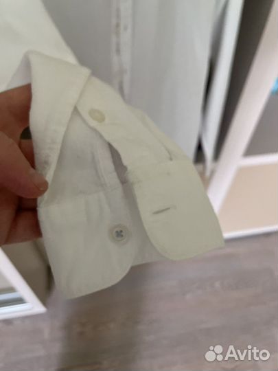 Рубашка белая zara