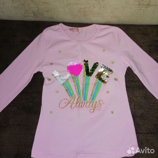 Вещи пакетом на девочку 98см