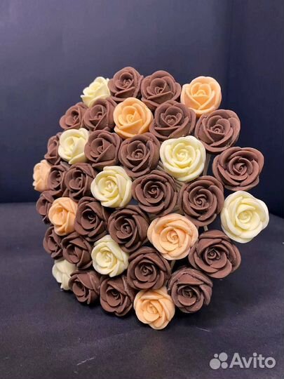 Шоколадные Розы - 37 шт в Букете