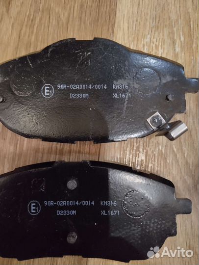 Тормозные колодки toyota corolla