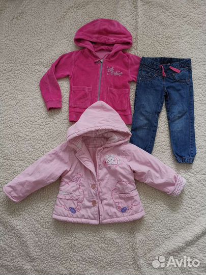 Вещи пакетом на девочку 87-92 размер