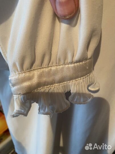 Блузка белая школьная для девочки 11-12 лет