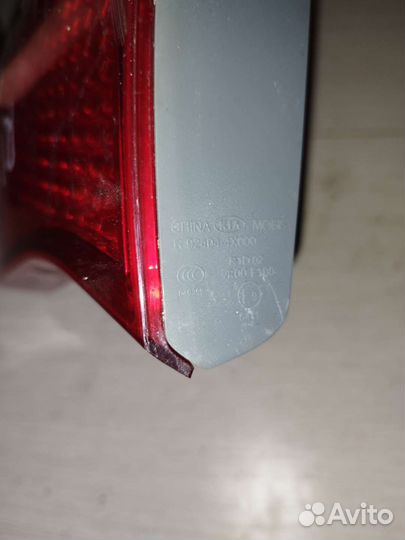 Фонарь задний правый kia rio 3