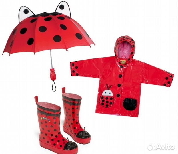 Комплект плащ дождевик kidorable р.104-110
