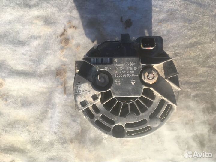 Генератор Рено Эспайс 3, Рено Канго, Рено Меган