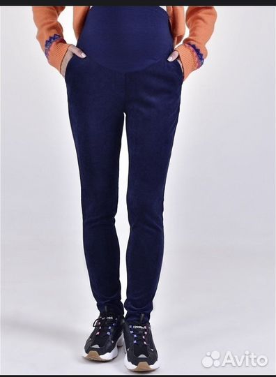 Брюки вельветовые для беременных