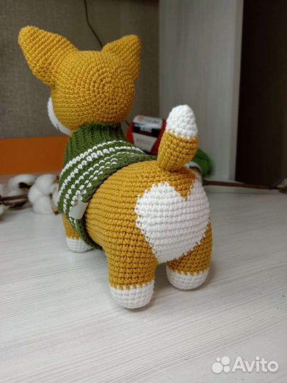 Корги игрушка ручная работа подарок