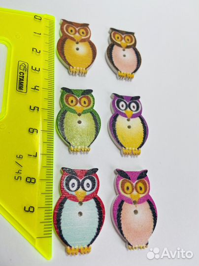 Пуговицы деревянные