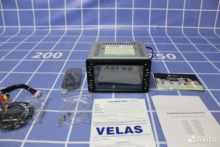 Головное устройство Velas V-NQR DVD 2 Din