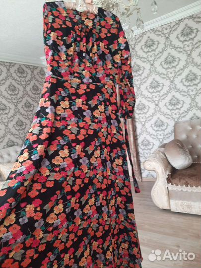 Летнее длинное платье