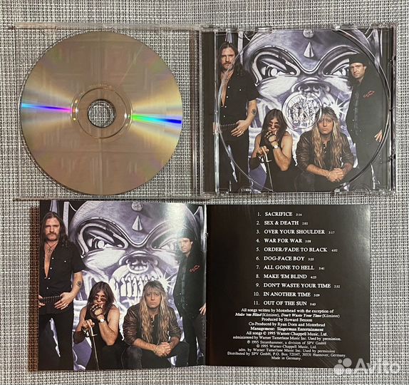 Motorhead - Sacrifice CD Germany