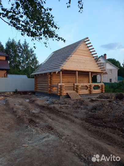 Срубы домов и бань