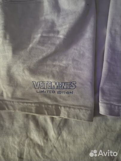 Футболка vetements оригинал