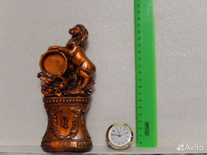 Настольные часы Фигурка-Лев