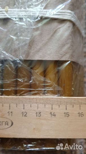 Свечи восковые церковные большие 70 шт. в упаковке