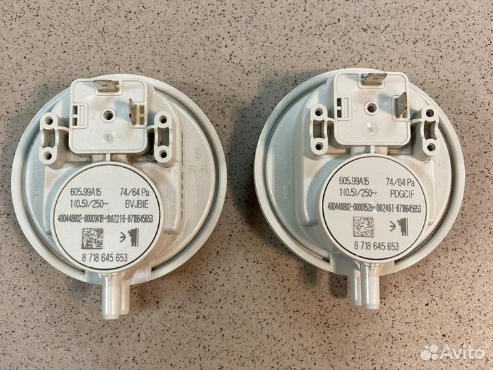 Прессостаты (пневмореле) на газовый котёл