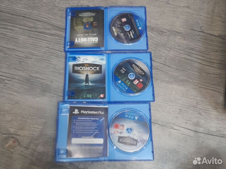 Bioshock the collection и Call of duty ww2 ps4