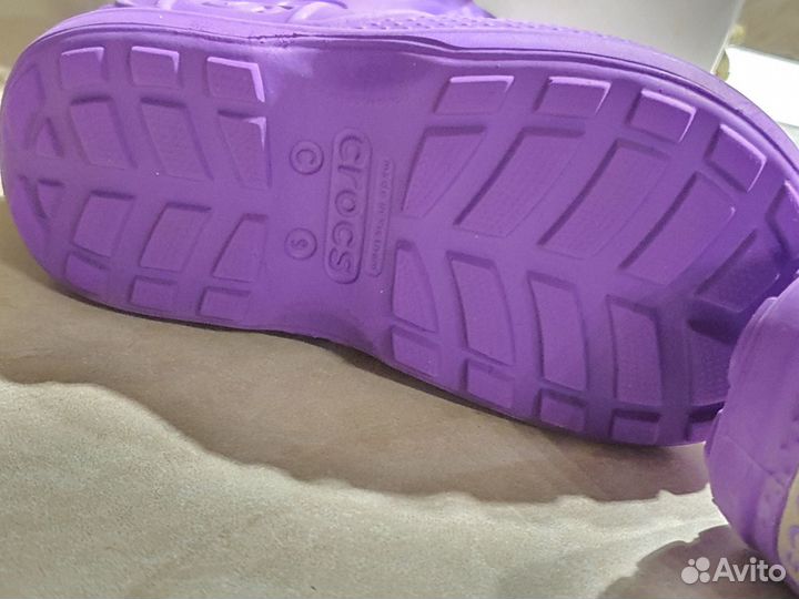 Сапоги резиновые crocs с9