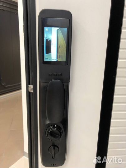 Дверь входная гранит Пиано с электронным замком