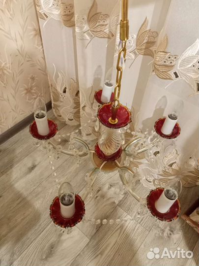 Люстра хрустальная