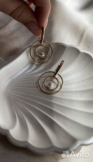 Серьги медицинский сплав