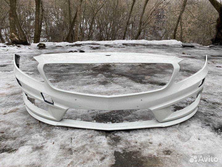 Бампер передний Мерседес W176 AMG до рест