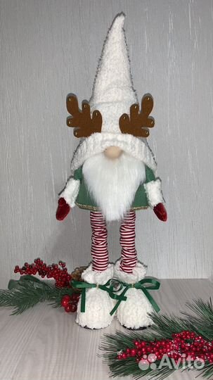 Новогодний гном декор