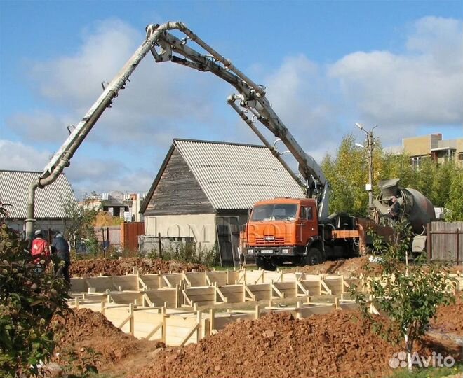 Бетон бетононасос