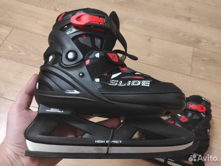 Коньки детские раздвижные 31-36