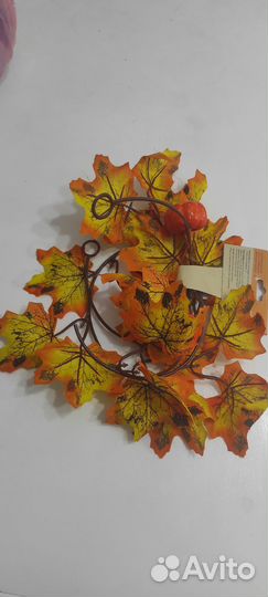 Искусственные листья клена