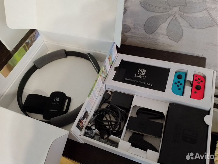 Nintendo switch rev 2 прошитая+ring fit