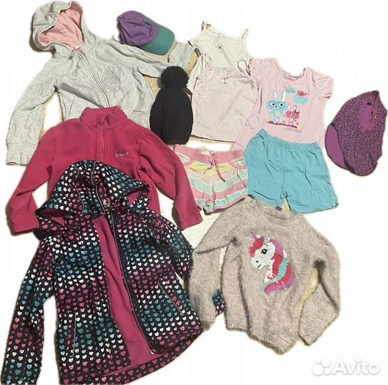 Одежда для девочки пакетом 5/6 лет 110/116