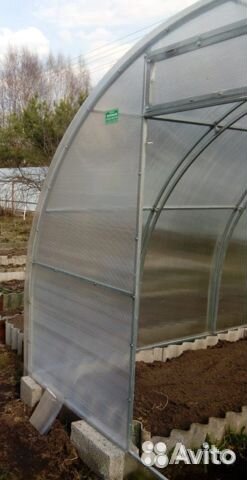 Теплица с усиленным каркасом 