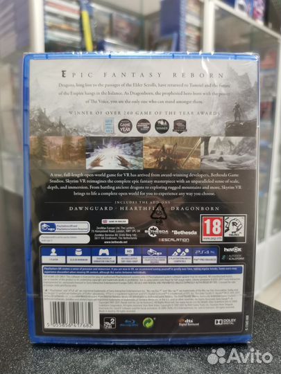 Elder Scrolls V Skyrim VR PS4 (новый)