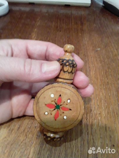 Винтаж деревянный Болгарская роза СССР