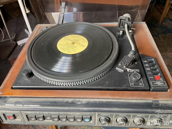Проигрыватель Винила вега 108