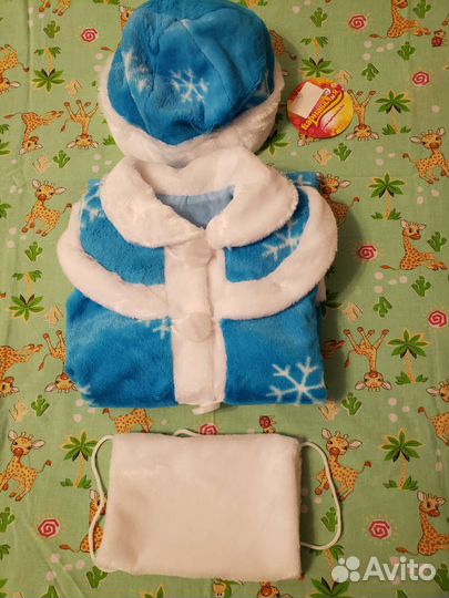 Новый Новогодний костюм Снегурочки