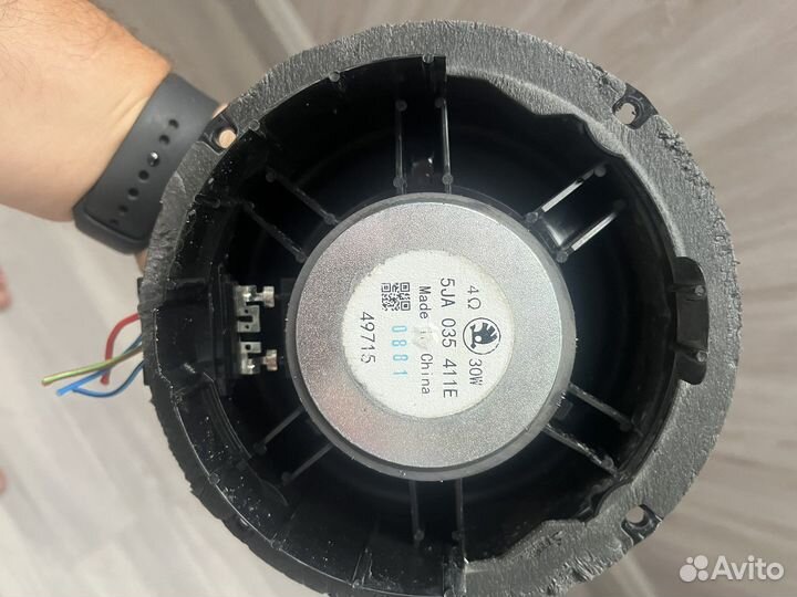 Штатные динамики volkswagen polo mk6