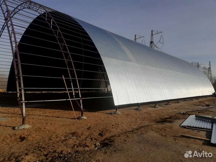 Ангар под ключ от производителя (16х40)