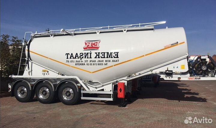 Полуприцеп цементовоз Nursan NA3 34 м3, 2023