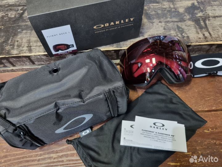 Очки маска горнолыжные Oakley Flight Deck L New