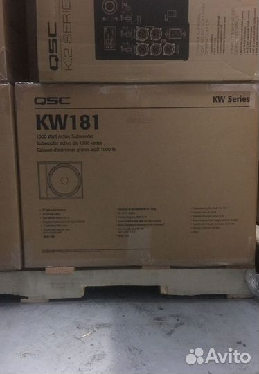 Активный сабвуфер qsc kw181