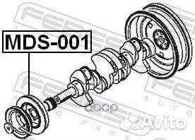 MDS-001 шкив коленвалаMitsubishi Pajero V14W-V