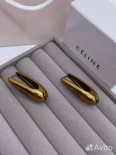 Серьги celine