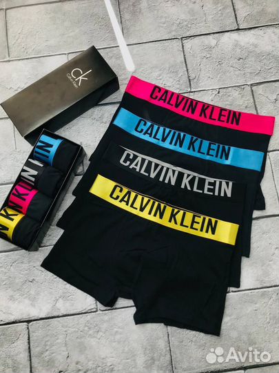 Трусы мужские боксеры calvin klein хлопок арт.930