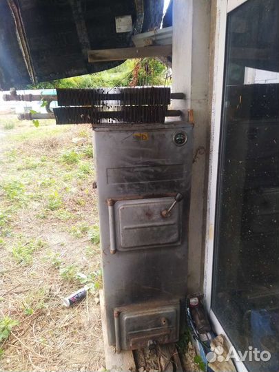 Твердотопливный котел длительного горения бу