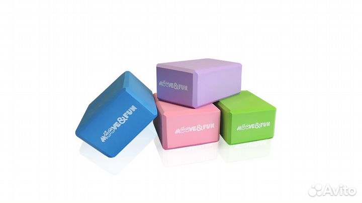 Блок для занятий йогой фиолетовый